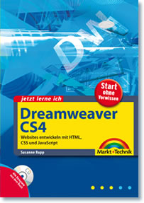 Jetzt lerne ich Dreamweaver CS4